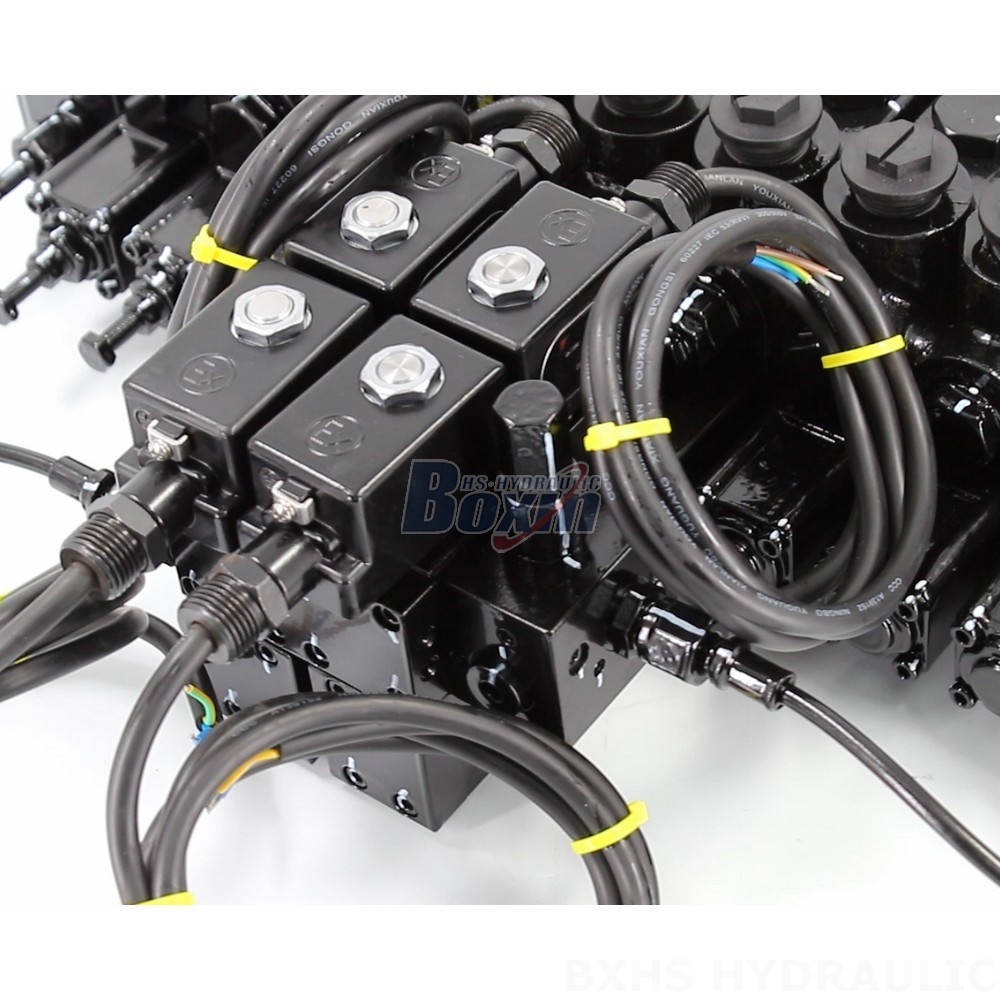 Precision Engineered DCV150-10-NPT 10 Spool Hydraulic Valve detail image